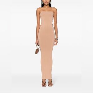 Wolford | Dresses | Wolford Fatal Strapless Bodycon Stretch Knit Maxi Dress  Medium New | Poshmark